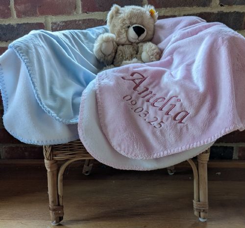 Double Sided Baby Blankets (Velboa/Fleece)